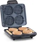DASH Multi Mini Waffle Maker Four 4 Aluminum Carbon Steel Plastic Mold Nonstick