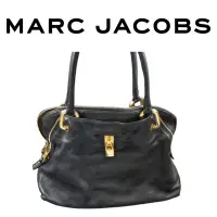 在飛比找Yahoo!奇摩拍賣優惠-【皮老闆】二手真品 Marc Jacobs 鉚釘 手提包 肩