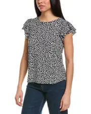 CeCe Flutter Sleeve Top