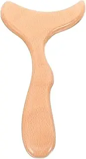 Healeved Wooden Scraping Massage Tool Ergonomic Scraping Board for Back Neck Shoulders and Legs for Muscle Relaxation and