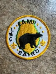 Vingtage Camp Baird Boy Scout Patch Wisconsin White Background