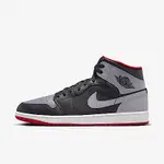 NIKE AIR JORDAN 1 MID [DQ8426-006] 男 休閒鞋 運動 喬丹 中筒 AJ1 皮革 灰黑紅