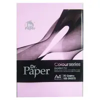 在飛比找Yahoo奇摩購物中心優惠-Dr.Paper A4 70gsm 雷射噴墨彩色影印紙 粉紅