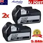 2X For Hitachi Hikoki 18V 5.0Ah Lithium Battery BSL1850 BSL1840 BSL1830 BSL1815S