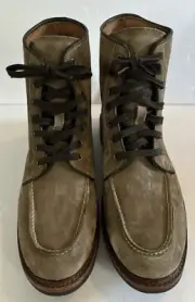 Men’s Allen Edmonds Carter Weatherproof Lace-up Boot - Lt Brown Suede - 11 D