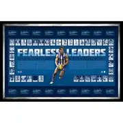 North Melbourne - Fearless Leaders -Limited Edition Captains signed print framed