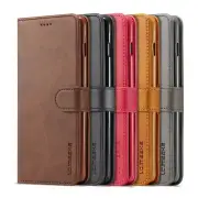 Leather Case For iPhone 16 16E 15 14 13 12 11 Pro Max Magnetic Flip Wallet Cover