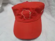 CAPTAIN MORGAN WISCONSIN HAT / BASEBALL CAP - RED / WHITE - BRAND NEW!
