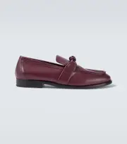 [Bottega Veneta] Bottega Veneta Astaire Knot leather loafers AU 7 burgundy
