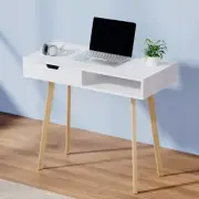 Artiss Computer Desk Office Study Table Storage Drawers Student desk White