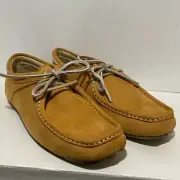 Sperry Top Sider Costal Wallabee Shoes Women's 7.5 Wheat Suede Lace Comfort NIB