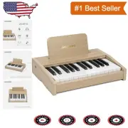 25 Keys Kids Piano Keyboard – Mini Oak Digital Instrument for Budding Musicians