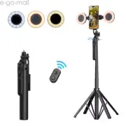 Light Phone Tripod 360° Rotation with Stand & Selfie Stick with Remote