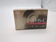 Maxell VHS-C HGX-Gold TC-30 Blank Camcorder Video Cassette-Factory Sealed