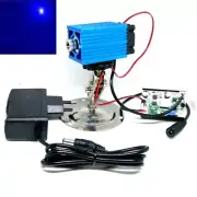 462nm 1400mw Blue Laser Dot Diode Module 1.4W TTL Cooling Fan & ADPT &Holder