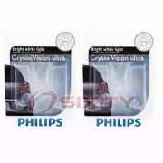 2 pc Philips Parking Light Bulbs for Ford Aspire Fusion 1994-2016 Electrical hp (for: Ford)