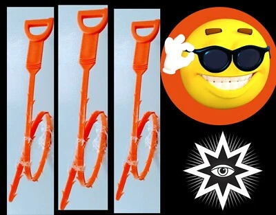 Drain Snake Hair Drain Clog Remover Cleaning Tool (3 Pack) Unclog Fast