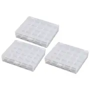 3 Pcs Bobbin Holder Jewelry Organizer Box Thread Bobbin Organizer Sewing Box