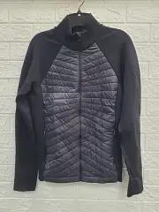 New Athleta Flurry Force Insulated Primaloft Full Zip Jacket Black Sz Large (US)