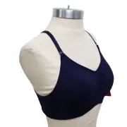Women's Gorgeous Stylish Ryka Blue Adjustable Crossback Strap Sports Bra Med