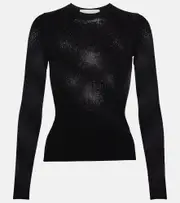 [Dion Lee] Dion Lee Semi-sheer top AU 14 black