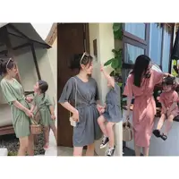 在飛比找蝦皮購物優惠-親子裝女童裙子母女裝洋裝公主裙夏裝新款童裝 JCV9