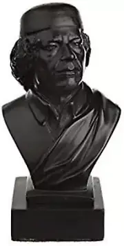 Libyan Revolutionary Colonel Muammar Gaddafi Stone Bust Statue 4.6'' (11,5 Cm)
