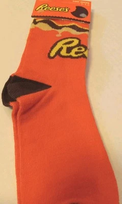 REESE PEANUT BUTTER CUP KIDS SOCKS SIZE 9-3.5
