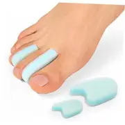 12 Packs Foam Toe Separator，Toe Gasket-Redress Overlapping Toes, Prevent Blue1