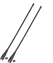2pcs Dual Band Ham Two Way Radio Antenna Flexible Whip SMA for Walkie Talkie