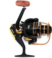 NUZAMAS AF6000 Fishing Reels- 12+1 Ball Bearings, Light, Smooth Spinning Reels, Max 12kg Drag, Salt, Freshwater Bait and Lure ISO Fishing, Right and Left Hand Retrieve