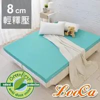 在飛比找momo購物網優惠-【LooCa】8cm防蹣+防蚊+超透氣記憶床墊(雙人5尺)