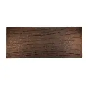 Flexon Railroad Tie Rubber Stepping Stones, Set of 3