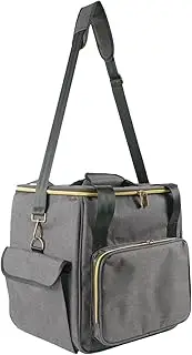 Record Holder Box - Portable CDs Carrying Bag | Dustproof Organizer Bag Holds Up to 45 Records, for Home and Travel Collection