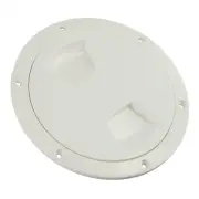 Round Access Hatch Cover Lid Deck Plate Panel Boat / Marine Anti-slip Plastic