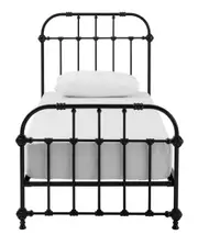 Manor Single Bed Black