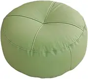 Floor Cushion Floor Pillow Round Japanese Style Outdoor Patio Cushion Tatami Cushions for Bedroom Indoor Outdoor Office Chair, Light Green