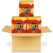 RITZ Original Crackers Family Size Pack of 3 and SOUR PATCH KIDS Glow Ups Candy