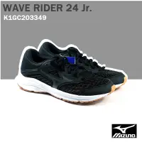 在飛比找蝦皮購物優惠-【MIZUNO 美津濃】WAVE RIDER 24 Jr. 