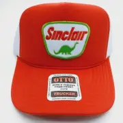 Red and White Sinclair Foam Trucker Hat with Snapback
