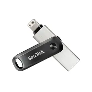 SANDISK iXpand Go OTG 儲存裝置 64G 128G 256G 旋轉隨身碟 iPhone/iPad適用