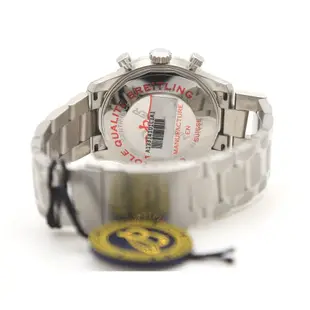 【BREITLING 百年靈】NAVITIMER 8 CHRONOGRAPH 43航空計時腕錶 鋼帶