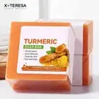 Hand Made Turmeric Soap Body Cleaning Lightening Dark Underarm Leg Body Cleanser