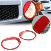 Red ABS Angry Eyes Style Light Headlight Trim Cover For Toyota FJ Cruiser 07-21 (for: Toyota)