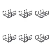 12pc Stakrax Wine Bottle Storage Modules Cellar Rack Accessory Set Silver