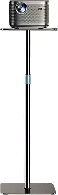 HIBORI Projector Stand Adjustable Height 41" to 63" Projector Floor Stand wit...