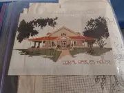 Counted Cross Stitch Coral Gables House Patten Diane Wick 1984