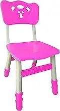 Sunbaby Kids Chair (Height Adjustable) Strong Frame, Study Chairs, Portable, Kids Furniture w/Broad Wide Seating, Correct's Posture Supports Back w/its Ergonomic Design, for Children/Adults-Pink