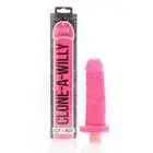 Clone-A-Willie Vibrator (Glow In The Dark) (Pink) Sex Toy Adult Pleasure