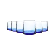 Nicola Spring 6 Piece Merzouga Recycled Tumbler Glasses Set - Drinking Glass - 200ml